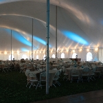 Inside 60x150 Wedding Tent